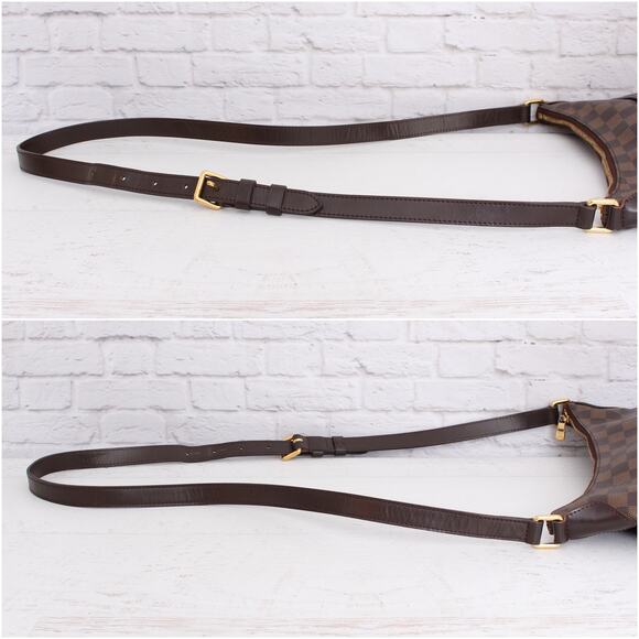 Louis Vuitton Bloomsbury PM Crossbody Damier Ebene Purse Handbag Messenger A2450 - Picture 8 of 12